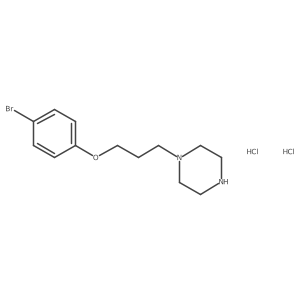 1-(3-(4-Bromophenoxy)propyl)piperazine dihydrochloride Structure