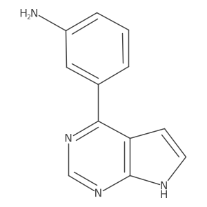 3-(7h-Pyrrolo[2,3-d]pyrimidin-4-yl)aniline结构式