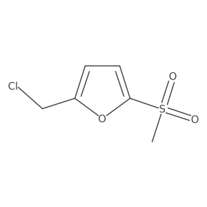 2-Chloromethyl-5-methanesulfonyl-furan结构式