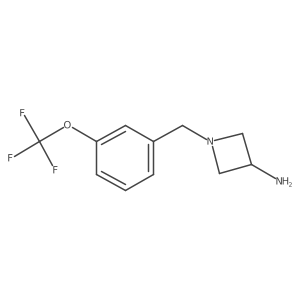 1-(3-(Trifluoromethoxy)benzyl)azetidin-3-amine Structure