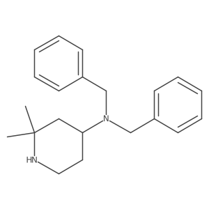 N,N-dibenzyl-2,2-dimethylpiperidin-4-amine结构式