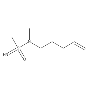 N-methyl-N-(pent-4-en-1-yl)methanesulfonoimidamide Structure