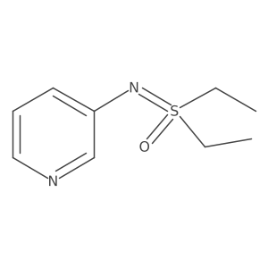 Diethyl[(pyridin-3-yl)imino]-lambda6-sulfanone结构式