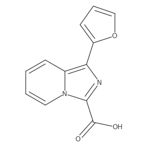 1-(Furan-2-yl)imidazo[1,5-a]pyridine-3-carboxylic acid结构式