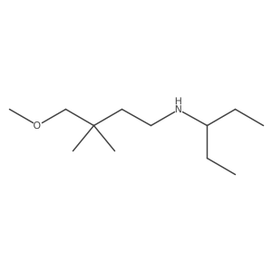 (4-Methoxy-3,3-dimethylbutyl)(pentan-3-yl)amine Structure
