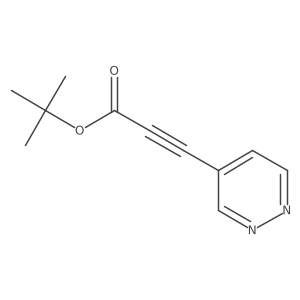 Tert-butyl 3-(pyridazin-4-yl)prop-2-ynoate结构式