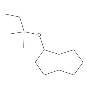 [(1-Iodo-2-methylpropan-2-yl)oxy]cyclooctane结构式