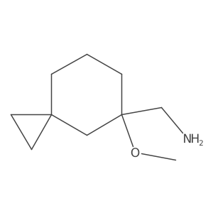 {5-Methoxyspiro[2.5]octan-5-yl}methanamine Structure