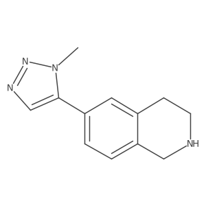 6-(1-methyl-1H-1,2,3-triazol-5-yl)-1,2,3,4-tetrahydroisoquinoline结构式