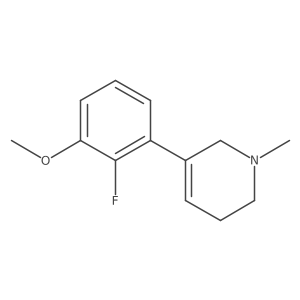 5-(2-Fluoro-3-methoxyphenyl)-1-methyl-1,2,3,6-tetrahydropyridine结构式