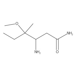 3-Amino-4-methoxy-4-methylhexanamide Structure