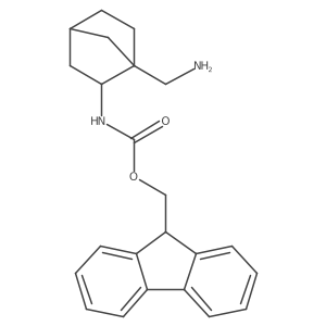 (9H-fluoren-9-yl)methyl N-[1-(aminomethyl)bicyclo[2.2.1]heptan-2-yl]carbamate Structure
