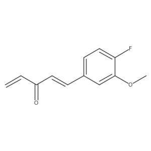 1-(4-Fluoro-3-methoxyphenyl)penta-1,4-dien-3-one结构式