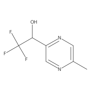 (1R)-2,2,2-trifluoro-1-(5-methylpyrazin-2-yl)ethan-1-ol Structure