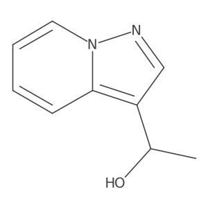 (1R)-1-{pyrazolo[1,5-a]pyridin-3-yl}ethan-1-ol结构式