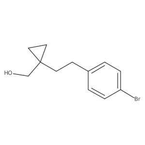 {1-[2-(4-Bromophenyl)ethyl]cyclopropyl}methanol Structure