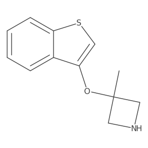 3-(1-Benzothiophen-3-yloxy)-3-methylazetidine Structure