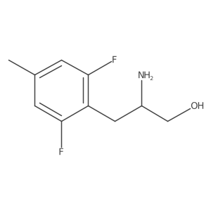 2-Amino-3-(2,6-difluoro-4-methylphenyl)propan-1-ol Structure