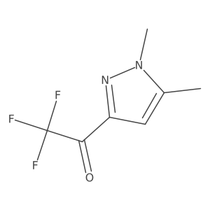 1-(1,5-dimethyl-1H-pyrazol-3-yl)-2,2,2-trifluoroethan-1-one Structure