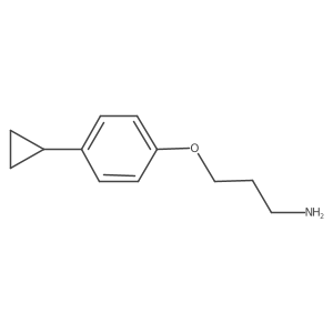3-(4-Cyclopropylphenoxy)propan-1-amine结构式