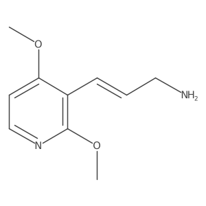 3-(2,4-Dimethoxypyridin-3-yl)prop-2-en-1-amine结构式