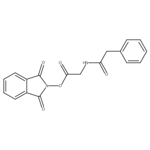 1,3-dioxo-2,3-dihydro-1H-isoindol-2-yl 2-(2-phenylacetamido)acetate Structure