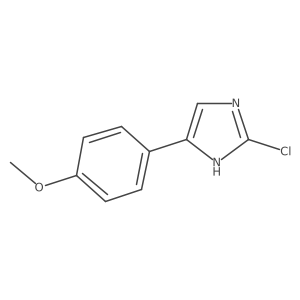 COc1ccc(-c2cnc(Cl)[nH]2)cc1结构式