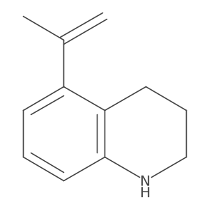 1,2,3,4-Tetrahydro-5-(1-methylethenyl)quinoline Structure