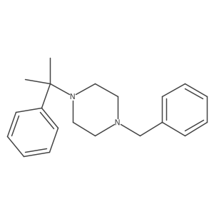 1-Benzyl-4-(1-methyl-1-phenyl-ethyl)-piperazine结构式