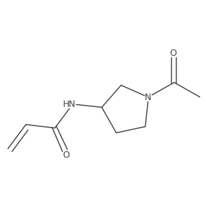 N-[(3R)-1-Acetylpyrrolidin-3-yl]prop-2-enamide Structure