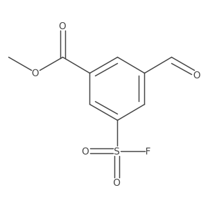 Methyl 3-(fluorosulfonyl)-5-formylbenzoate结构式