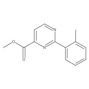 Methyl 2-(2-methylphenyl)pyrimidine-4-carboxylate Structure