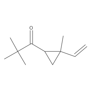 1-(2-Ethenyl-2-methylcyclopropyl)-2,2-dimethyl-1-propanone结构式