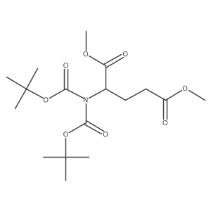 dimethyl (2R)-2-[bis[(2-methylpropan-2-yl)oxycarbonyl]amino]pentanedioate Structure