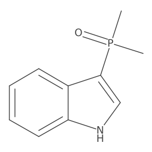 (1H-Indol-3-yl)dimethylphosphine oxide Structure