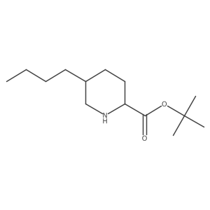 Tert-butyl 5-butylpiperidine-2-carboxylate Structure
