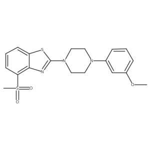 4-Methanesulfonyl-2-[4-(3-methoxyphenyl)piperazin-1-yl]-1,3-benzothiazole Structure