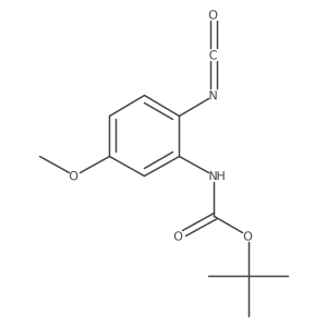tert-butyl N-(2-isocyanato-5-methoxyphenyl)carbamate Structure