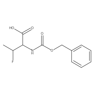 (2R,3R)-2-(benzyloxycarbonylamino)-3-fluoro-butanoic acid Structure