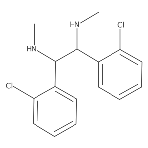 (1S,2S)-1,2-Bis(2-chlorophenyl)-N1,N2-dimethylethane-1,2-diamine Structure