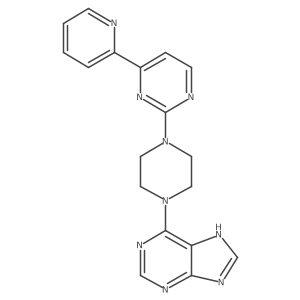 6-{4-[4-(pyridin-2-yl)pyrimidin-2-yl]piperazin-1-yl}-9H-purine Structure