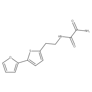 N'-{2-[5-(furan-2-yl)thiophen-2-yl]ethyl}ethanediamide结构式