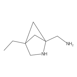 1-{4-Ethyl-2-azabicyclo[2.1.1]hexan-1-yl}methanamine结构式