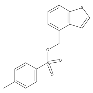 (1-Benzothiophen-4-yl)methyl 4-methylbenzene-1-sulfonate结构式