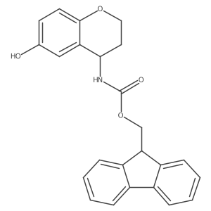 (9H-fluoren-9-yl)methyl N-[(4S)-6-hydroxy-3,4-dihydro-2H-1-benzopyran-4-yl]carbamate结构式