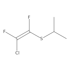 2-[(2-Chloro-1,2-difluoroethenyl)thio]propane Structure
