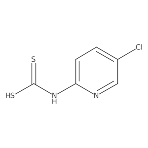 Carbamodithioic acid, (5-chloro-2-pyridinyl)- Structure