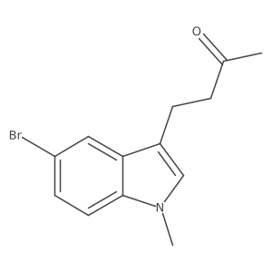 4-(5-Bromo-1-methyl-1H-indol-3-yl)-2-butanone结构式