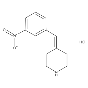 4-(3-Nitrobenzylidene)piperidine hydrochloride Structure