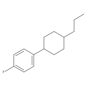 1-Fluoro-4-(trans-4-propylcyclohexyl)benzene结构式